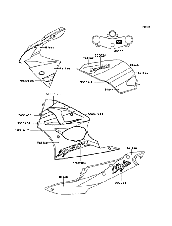 ZX600 Наклейки