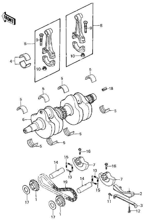 Crankshaft/balancer