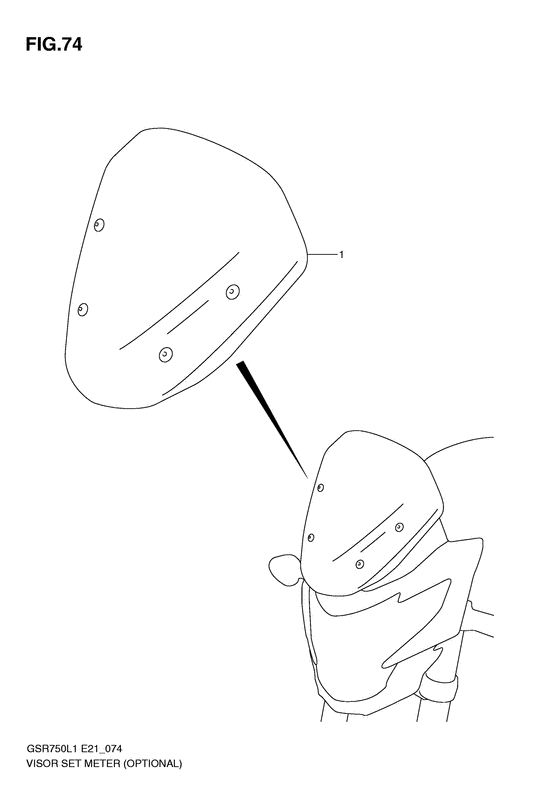 Visor set meter