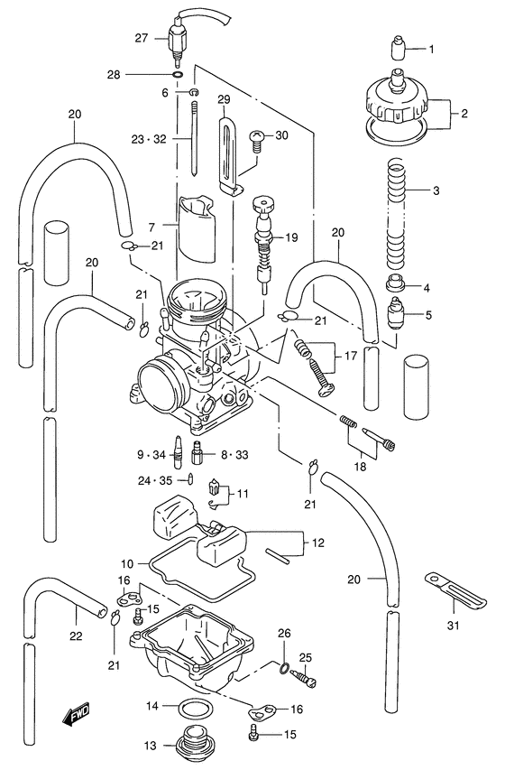 Carburetor assy