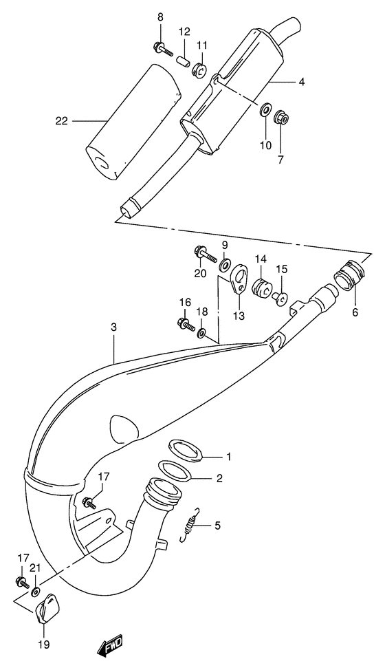 Muffler comp