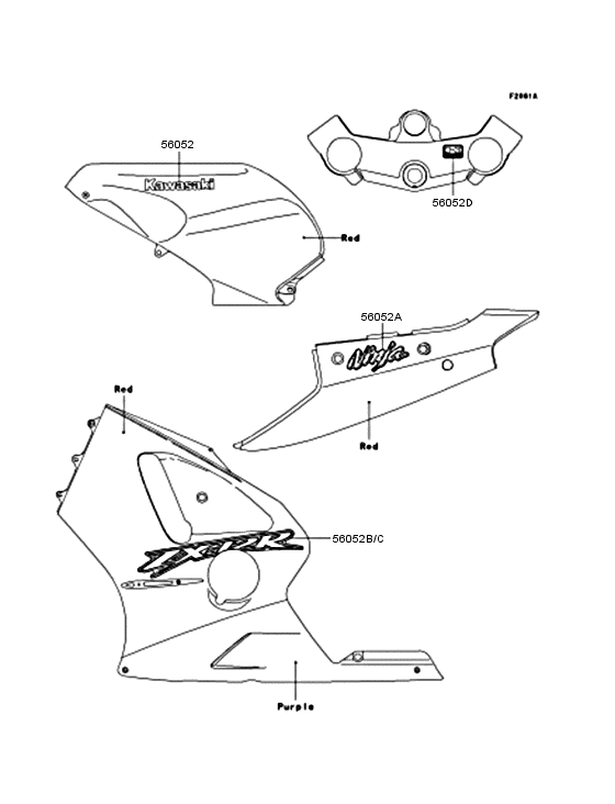 ZX1200 Наклейки