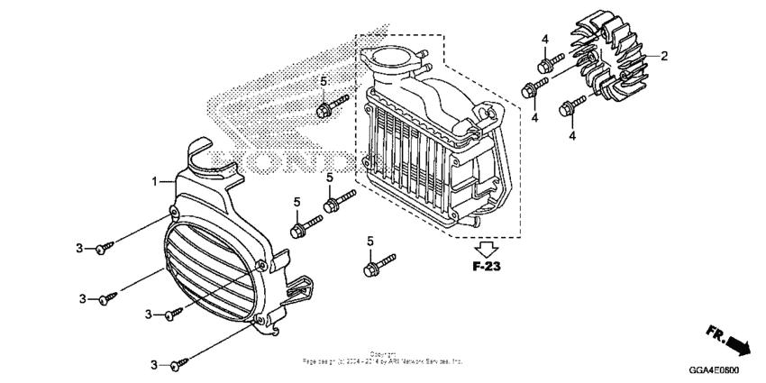 Cooling fan + radiator cover