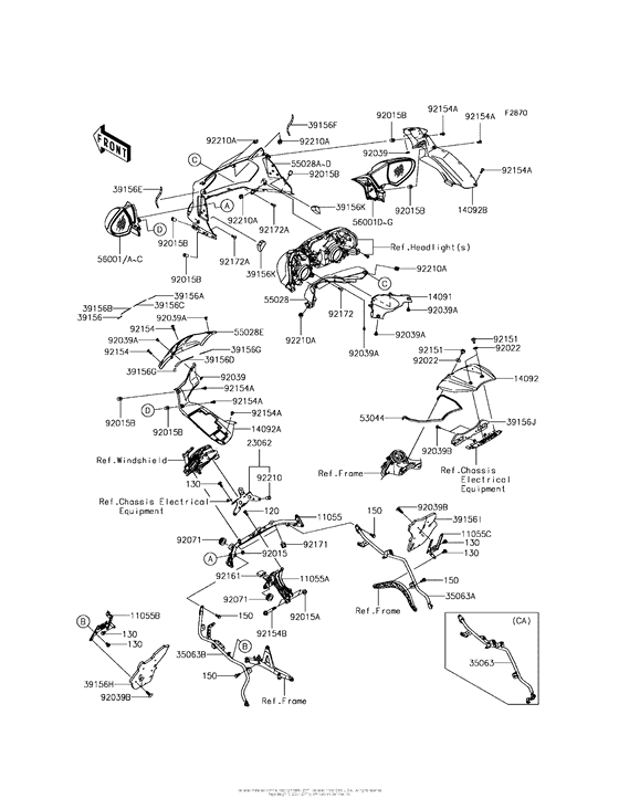 ZG1400 Cowling (Upper)