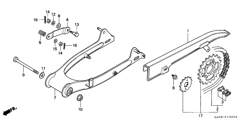 Rear fork