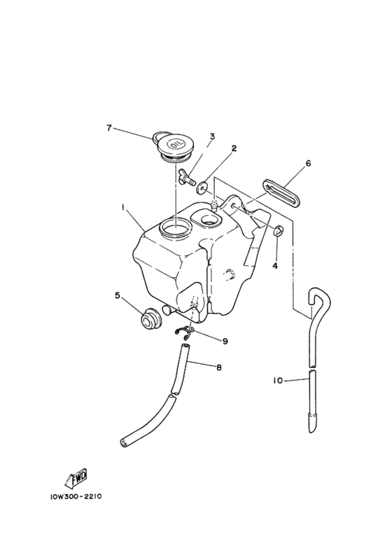 Oil tank assy