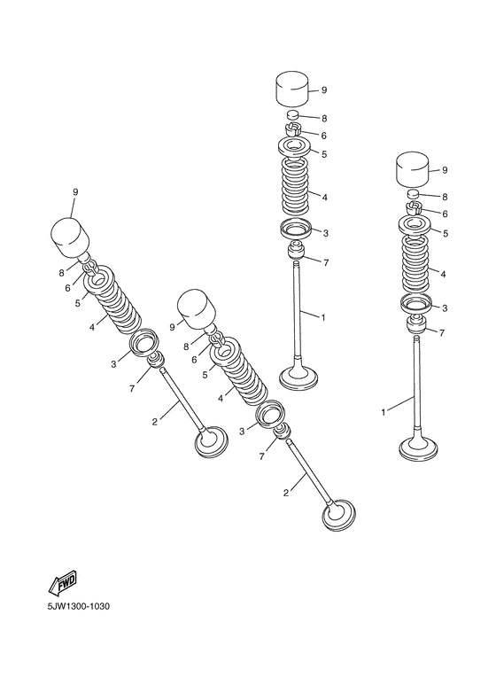 FJR1300AS Клапана