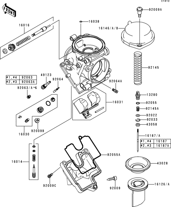 Carburetor parts(1/2)
