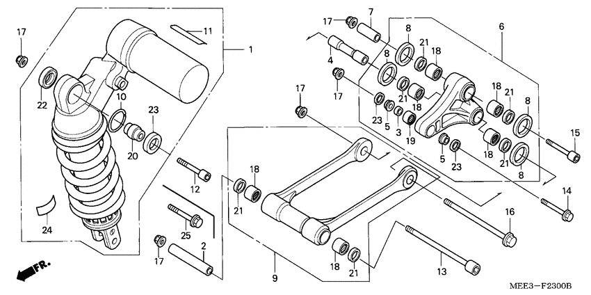 Rear cushion