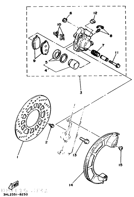 Vorderradbremssattel