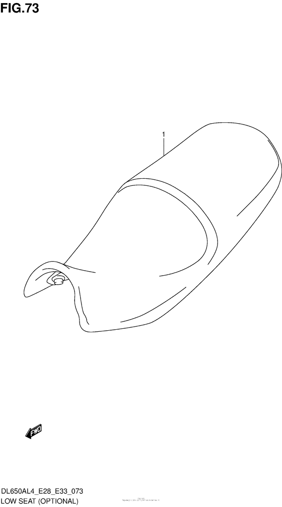 DL650 (ABS) Low Seat (Optional)