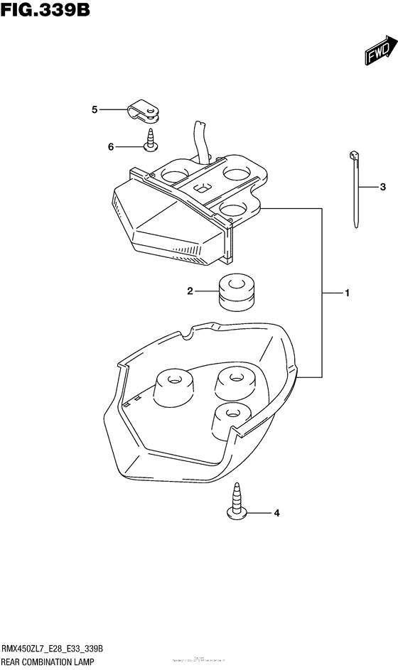 Rear Combination Lamp (Rmx450Zl7 E33)