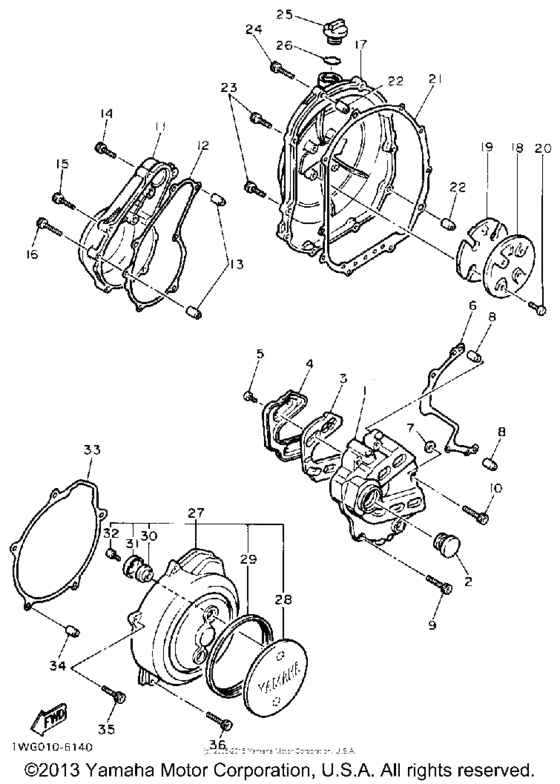 FZR400SAC Боковые крышки