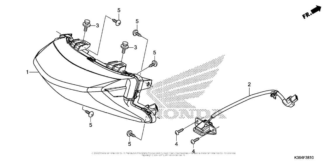 Rear Combination Light + License Light