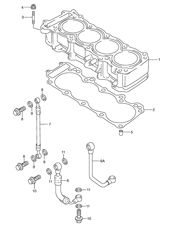 GSX-R600 Цилиндр