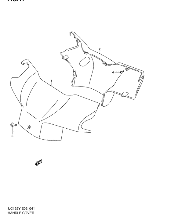 UC125 Рулевое покрытие