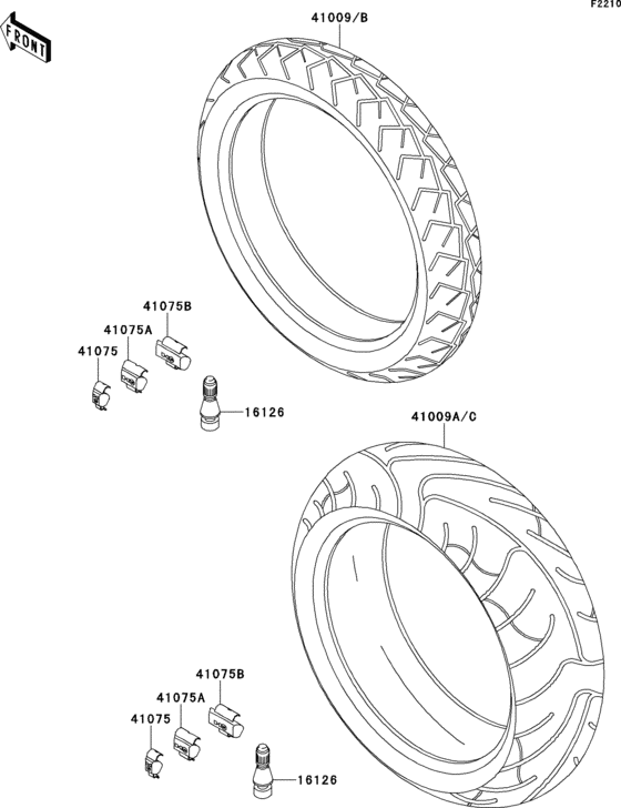 ZX1200 Покрышки