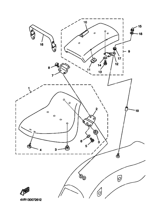 XVS650 Пружина