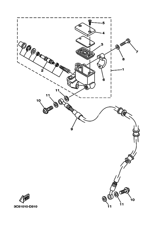 XT250 ﾌﾛﾝﾄﾏｽﾀｼﾘﾝﾀﾞ