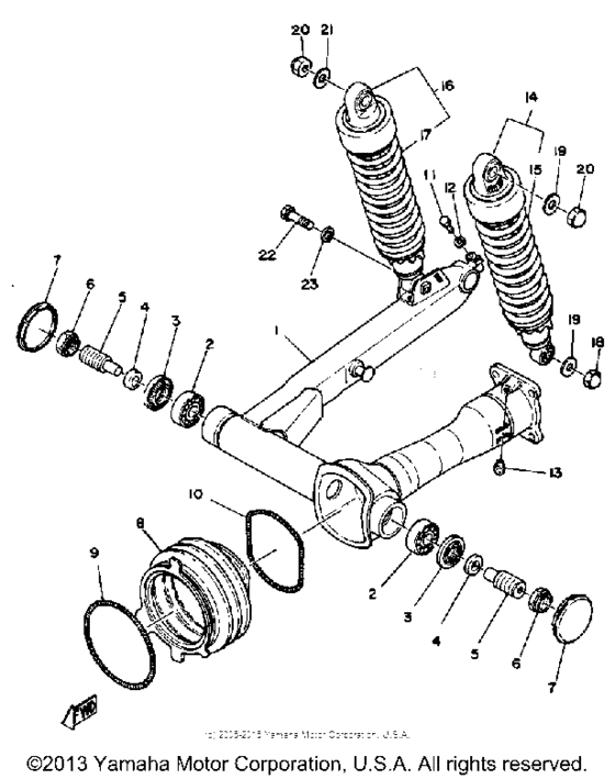 Reararm-suspension