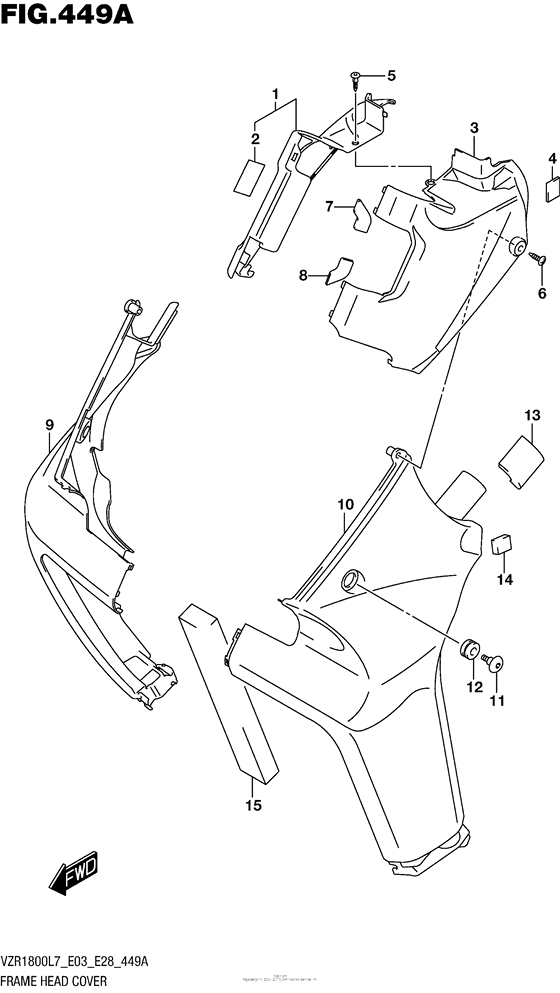 Frame Head Cover (Vzr1800L7 E28)