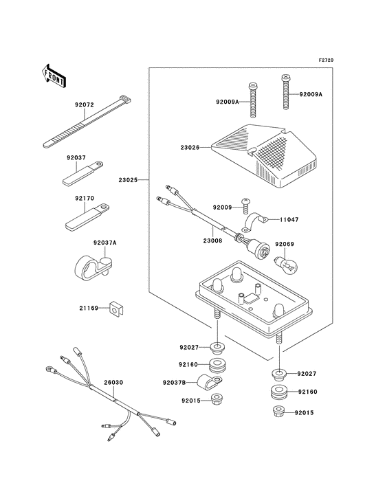 Taillight unit ass`y