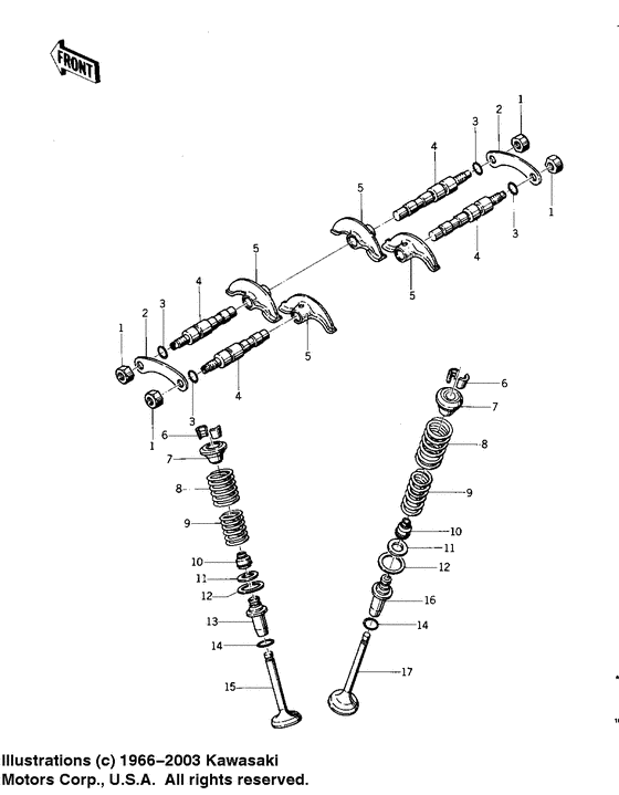 Rocker arms/valves