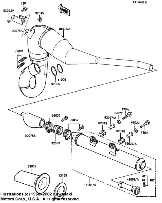 Muffler comp