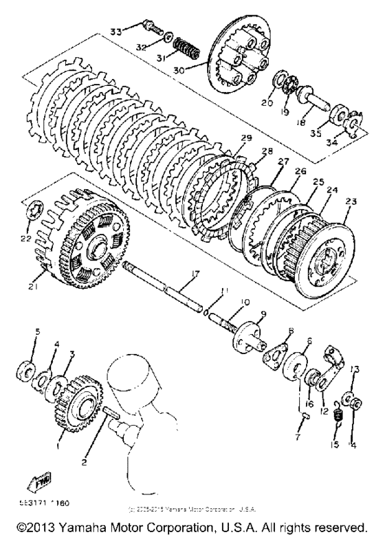 XV920K Сцепление
