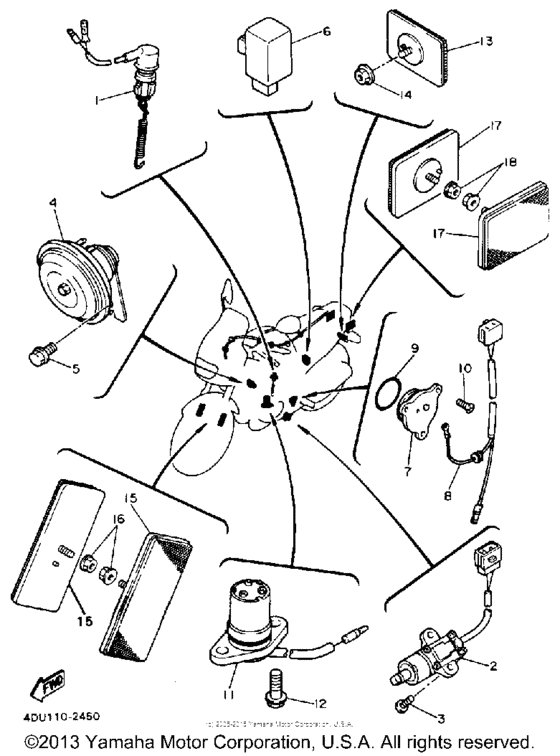 XJ600SE Электрика
