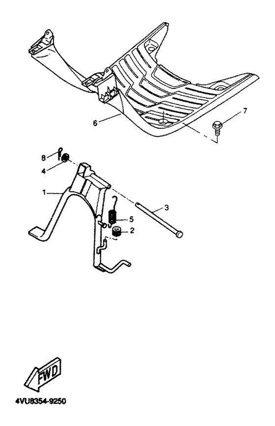 CW50 Support repose-pieds