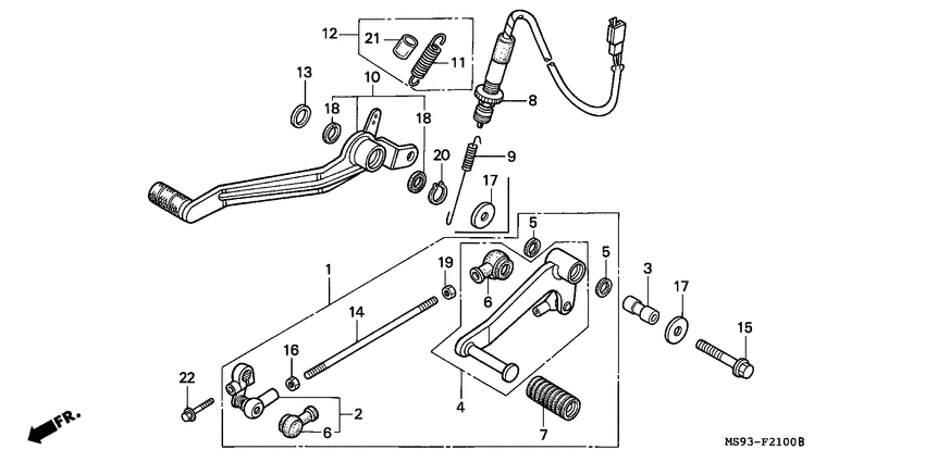 Brake pedal assy