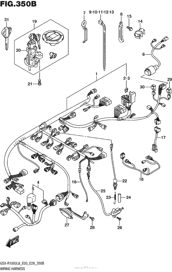 Wiring Harness (Gsx-R1000L6 E28)
