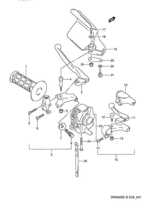 Left handle switch