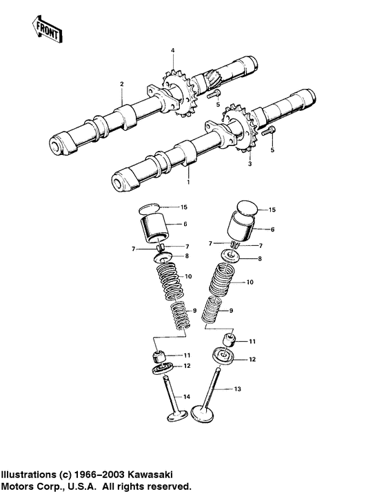 Camshafts/valves