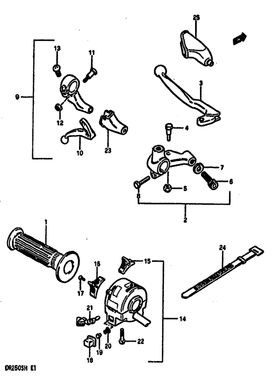 Left handle switch