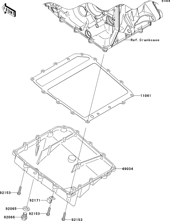 ZX1000 Маслянный поддон