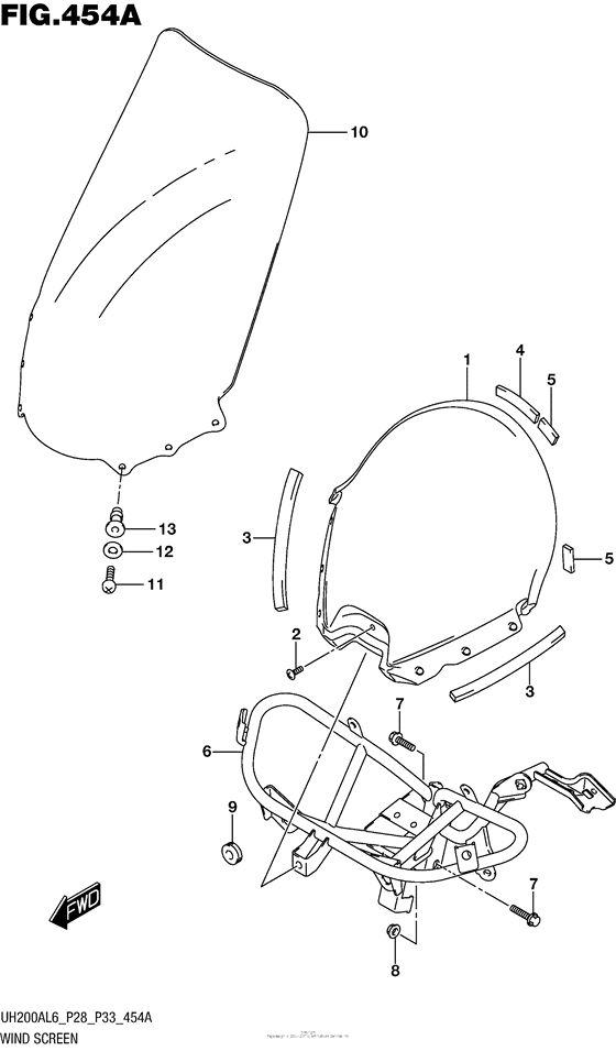 Wind Screen (Uh200Al6 P28)