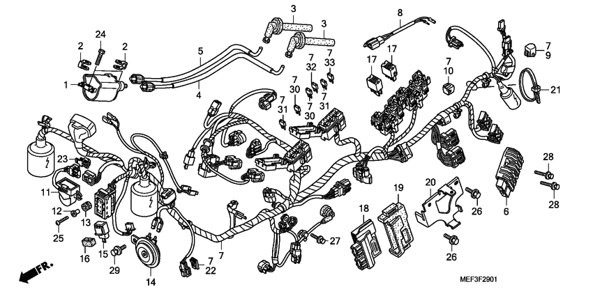 Harness wire