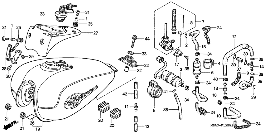 Fuel tank/fuel pump