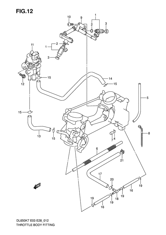 Throttle body fitting