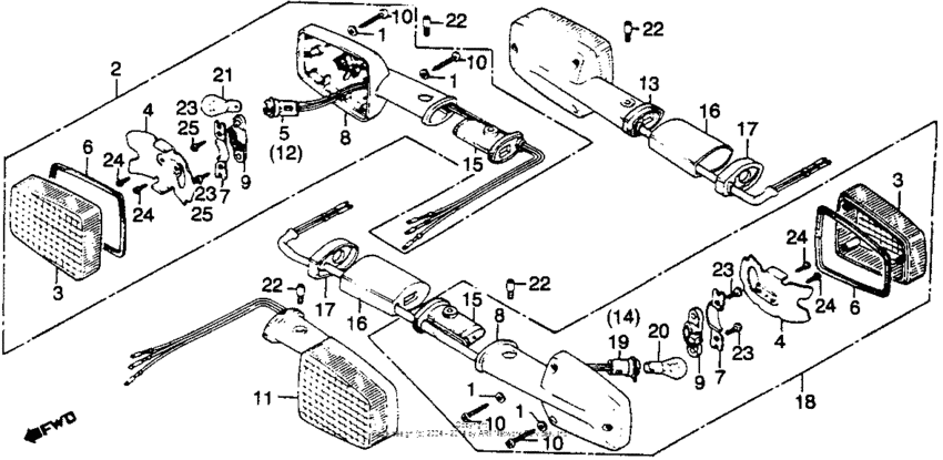 Gl1100 turn signal