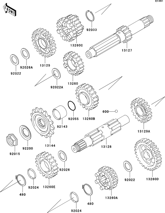 VN800 Трансмиссия