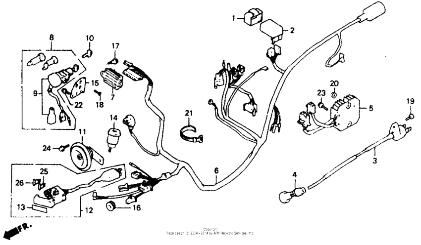 Ch150 wire harness 87