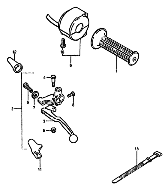 Left handle switch