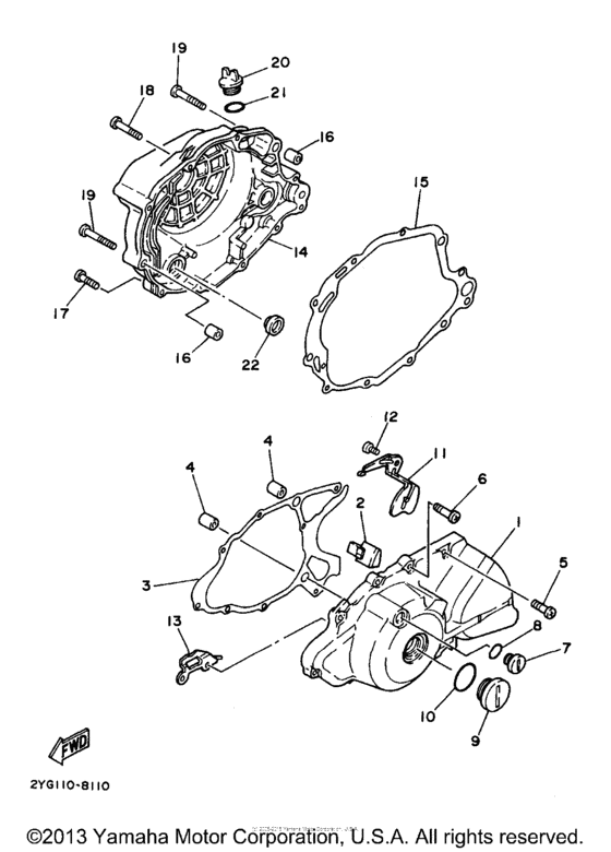TW200KC Боковые крышки