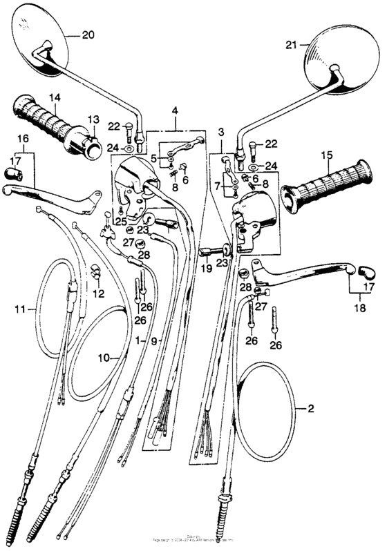 Levers + switches + cables