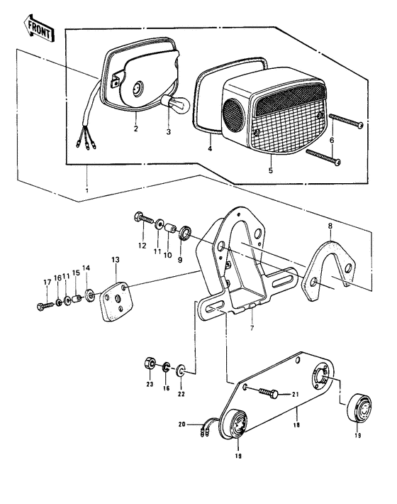 Taillight unit ass`y