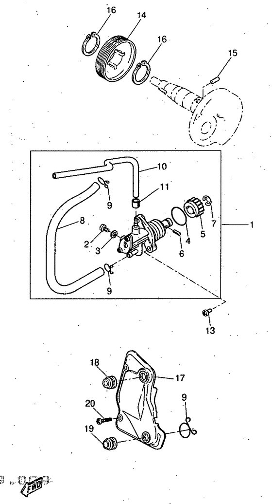 YQ50 Масляный насос