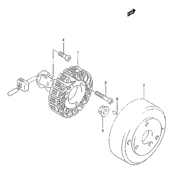 GZ125 Зажигание